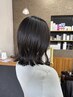 【6月限定☆パサつき、ダメージ補修】似合わせカット+透明感カラー+TR