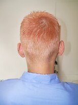 229&nbsp;men's bleach hair / pink coral