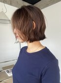 くせ毛ボブ