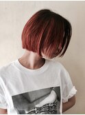 レッドピンクボブ