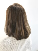 フレイムスヘアデザイン(FRAMES hair design)&nbsp;ふんわりワンカールセミディ×コスメストレート(縮毛矯正)