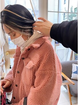 ネオリーブアイム 横浜西口店(Neolive aim) 20代30代40代小顔ショート切りっぱなしボブ横浜5