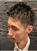 ツーブロックショート