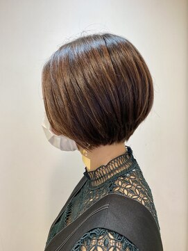 レンジシキチジョウジ (RENJISHI KICHIJOJI) 丸みショートボブ　サイド【RENJISHI 宮本】