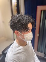 エヌドットバーバー ギンザ(N.BARBER GINZA)&nbsp;ミックスパーマ/ツーブロック刈り上げ/バーバー