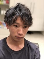 10711 となりの美容室&nbsp;ツイストピンカールパーマ　ツーブロック