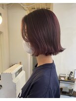 スロウ(sloe) 葡萄色ボブ