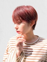 ディーバ 藤沢(D.I.E.V.A) 30代40代50代◎　ツヤ消しピンク×ベリーショート