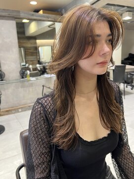 トルネード(TORNADO) フェイスロングレイヤーベージュ　n8.23