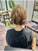 結婚式ヘアセット×ツインアレンジ