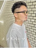 ツーブロックスパイラルパーマツイストパーマツイスパ似合わせ
