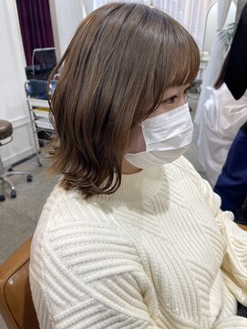 エトネ ヘアーサロン 仙台駅前(eTONe hair salon) ［eTONe］外はねふわふわ bob