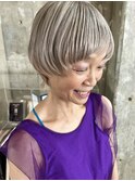 #ホワイトベージュ#マッシュ