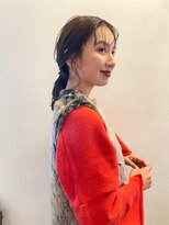 バサ 花小金井店(BASSA)&nbsp;くびレイヤーエモージュ前髪薄めバング小顔カット大人ガーリー