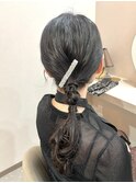 大人綺麗目ローポニー★ミディアムヘア