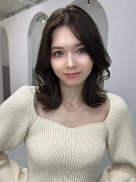 ジーナ 大阪茨木(Zina) 髪質改善*セミディオリーブベージュ*美髪【Zina大阪茨木】