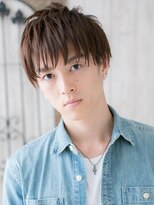 トニーアンドガイメン ホテル京阪仙台店(TONI&GUY MEN) 一歩リードの爽やか長めバングアースカラーウルフヘアi仙台