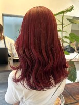 ラレイ ハラジュク(Lalei harajuku)&nbsp;【白石】チェリーレッド/暖色カラー/ブリーチなしカラー