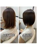 ヘアーアートシフォン 池袋西口店(Hair art chiffon)&nbsp;黒髪/クラゲヘアー/小顔/縮毛矯正/白髪ぼかし/髪質改善
