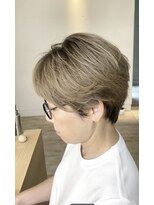 ソイア 春日井店(Soea) ケアブリーチ　ミルクティーベージュのシャドウルーツ