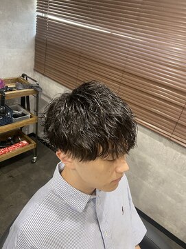 ミオ(Mio) 滋賀/南草津/メンズ美容室/波巻きツイストスパイラルパーマ