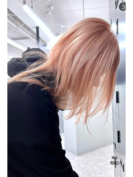 ランズ(LANDS) ペールオレンジカラー 【韓国ヘア 大阪 梅田】