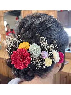 ルーキス(LUCIS) 着物ヘアセット、ヘアアレンジ