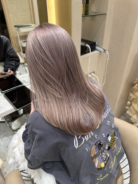 プアメリア 名古屋(Puamelia) ダブルカラー/ケアカラー/ホワイトグレージュ/グレージュ