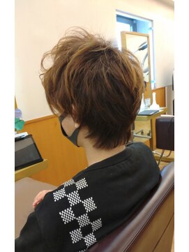 松本平太郎美容室 浦安店 ツーブロック　ショートウルフ/30代40代50代60代