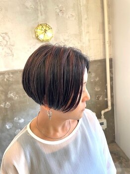カシュカシュ(cache cache)の写真/髪へ負担を抑えながら、キレイなデザインカラーを！［ハイトーン/インナーカラー/バレイヤージュ］