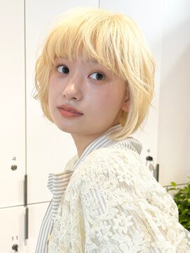 ロンドアンメゾン 原宿(Lond un Maison.) ハイライトカラー/くびれヘア/ボブ/顔周り/レイヤーカット/原宿