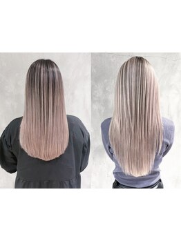 透明感あふれるデザインカラーでいつものスタイルに抜け感をプラス◎あなたの雰囲気に似合わせます[銀座駅]