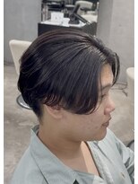 エデアンホンテン メンズサロン(EDEAN 本店 (旧:EDEAN 上通)) 流れる縮毛矯正 曲がる縮毛矯正 センターパート熊本メンズカット