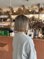 スタジオフィット(STUDIO FITTO)&nbsp;★バレイヤージュ（シャドールーツ）ベージュボブ★