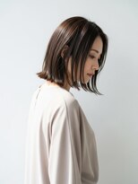 アントワープトーキョー(antwerp TOKYO)&nbsp;外ハネボブ30代40代50代切りっぱなしボブ髪質改善透明感カラー