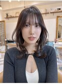 ミディアムレイヤーカット/レイヤー/顔周り/韓国/髪質改善北千住