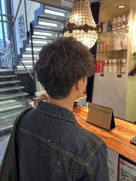 アース 天満橋店(HAIR & MAKE EARTH) ◎メンズ似合わせカット×波巻きスパイラルパーマ20代30代