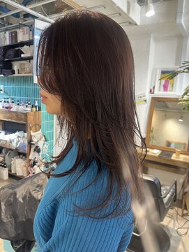 ロア インターナショナル 新宿店(LoA International) レイヤーカット/顔周りカット/黒髪/小顔/新宿/前髪カット