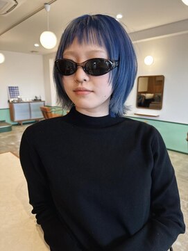 シーソー(SEE-SAW) face layer/pail blue