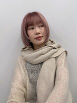 ガーデンタチカワネクスト(garden tachikawa next) 顔まわりレイヤーピンクベージュ