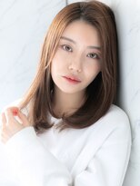 ローマ ギンザ(ROMA Ginza)&nbsp;前髪なしレイヤーカット*艶髪*髪質改善*バレない自然な縮毛矯正