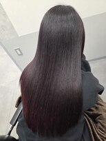 トッカ 茨木(tocca)&nbsp;【美髪矯正×髪質改善カラー×髪質改善TR】艶々ボルドーカラー★
