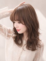 ウィーニード 栄(WENEED)&nbsp;韓国レイヤーミディ×シアーショコラブラウン