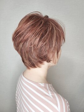 松本平太郎美容室 国立店 40代50代60代×ショートレイヤー×イノアカラー×ハイライト