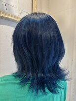 サロン ド ソーホー 蕨(Salon de SOHO)&nbsp;◎ブリーチ2回のサファイアブルー◎【中川 史菜】
