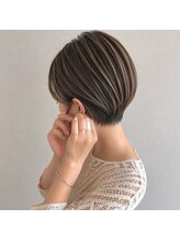 白髪を活かしたカラー！