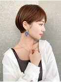 ナチュラルショート/ショートボブ/韓国/顔周り/20代30代40代50代