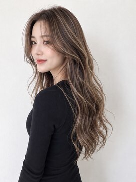 アミリー ひたち野うしく店(Amily) ハイライトバレイヤージュダブルカラーケアブリーチ20代30代
