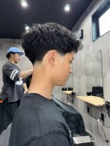 ザスーツブラザーズ 名古屋 金山店(THE SUITS BROTHERS) MEN'SHAIRウルフカルマパーマメンズショートイージーパーマ