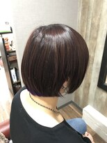 トレイス デュ ラパン(traces du lapin)&nbsp;フェミニティピンク×ショートボブ